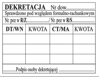 Piecz�tka Modico 12 - przyk�ad sk�adu