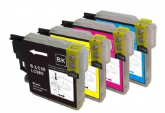 Komplet tuszy (CMYK) do Brother DCPJ125/MFCJ220