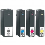 Komplet tuszy (CMYK) do Lexmark 100XL