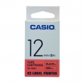 Taśma Barwiąca Oryginalna Casio XR-12RD1 (XR12RD1) (Czerwony) (12 mm, 8 m)