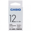 Taśma Barwiąca Oryginalna Casio XR-12WE1 (XR12WE1) (Biały) (12 mm, 8 m)