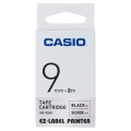 Taśma Barwiąca Oryginalna Casio XR-9WE1 (XR9WE1) (Biały) (9 mm, 8 m)