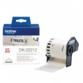 Taśma Foliowa Oryginalna Brother DK-22212 (DK-22212) (Biały) (62 mm, 15,24 m)