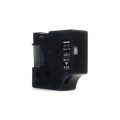 Taśma Zamiennik D1-45811 do DYMO (D1-45811) (Czarny) (19 mm, 7 m, Czarna, Biały)