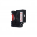 Taśma Zamiennik D1-43615 do DYMO (D1-43615) (Biały) (6 mm, 7 m, Biała, Czerwony)