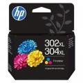 Tusz Oryginalny HP 302XL/304XL (B7RT8AE) (Kolorowy)