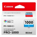 Tusz Oryginalny Canon PFI-1000C (0547C001) (Błękitny)