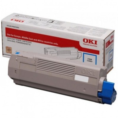 Toner oryginalny C833/C843 10K do Oki (46443103) (Błękitny)