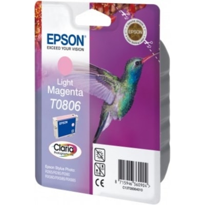 Tusz oryginalny T0806 do Epson (C13T08064011) (Jasny purpurowy)