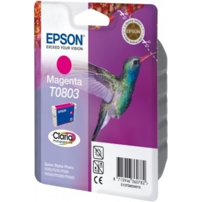 Tusz oryginalny T0803 do Epson (C13T08034011) (Purpurowy)