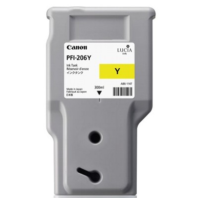 Tusz oryginalny PFI-206Y do Canon (5306B001AA) (Żółty)