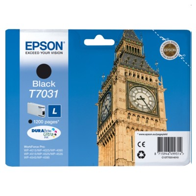 Tusz oryginalny T7031 do Epson (C13T70314010) (Czarny)