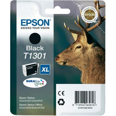 Tusz oryginalny T1301 do Epson (C13T13014010) (Czarny)