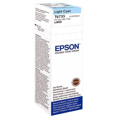 Tusz oryginalny T6735 do Epson (C13T67354A) (Jasny błękitny)