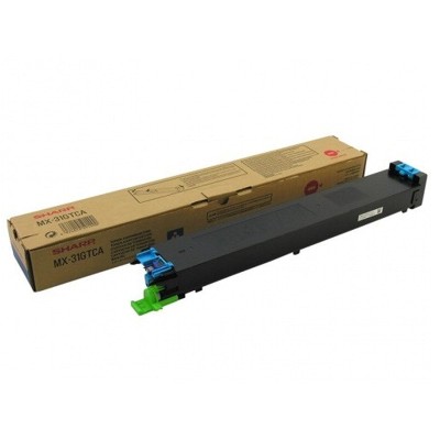 Toner oryginalny MX-31GTCA do Sharp (MX31GTCA) (Błękitny)