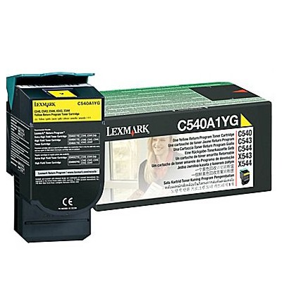 Toner oryginalny C540A1YG do Lexmark (C540A1YG) (Żółty)