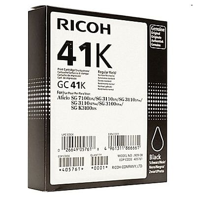 Tusz oryginalny GC-41K do Ricoh (405761) (Czarny)