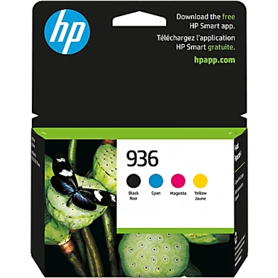 Tusze oryginalne 936 CMYK do HP (6C3Z5LN) (komplet)