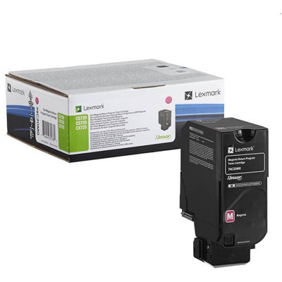 Toner oryginalny 74C2SM0 do Lexmark (74C2SM0) (Purpurowy)