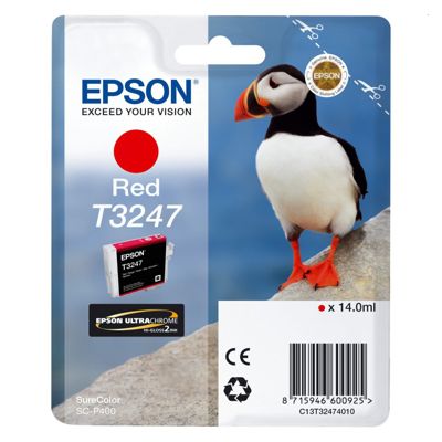 Tusz oryginalny T3247 do Epson (C13T32474010) (Czerwony)