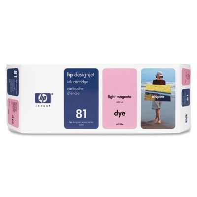 Tusz oryginalny 81 do HP (C4935A) (Jasny purpurowy)