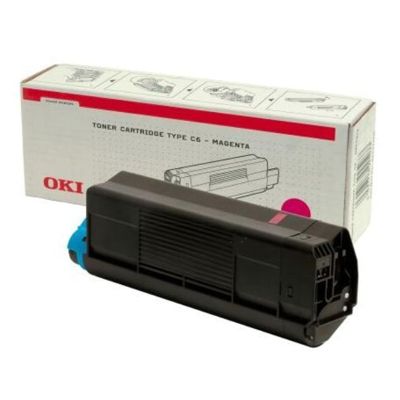 Toner oryginalny C5100 do Oki (42127406) (Purpurowy)