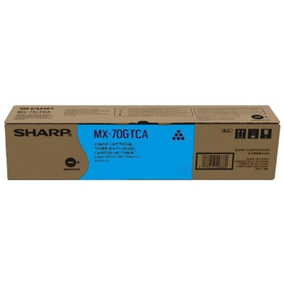 Toner oryginalny MX-70GTCA do Sharp (MX-70GTCA) (Błękitny)