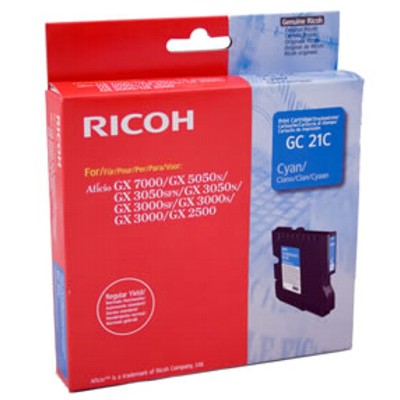 Tusz oryginalny GC-21C do Ricoh (405533) (Błękitny)