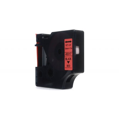 Taśma zamiennik D1-45017 do DYMO (D1-45017) (Czerwony) Taśma zamiennik D1-45017 do DYMO (D1-45017) (Czerwony)