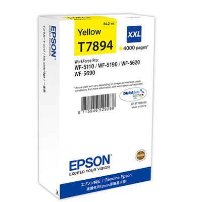 Tusz oryginalny T7894 do Epson (C13T789440) (Żółty)