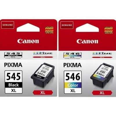 Tusze oryginalne PG-545 XL + CL-546 XL do Canon (8286B006) (komplet)