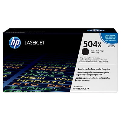 Toner oryginalny 504X do HP (CE250X) (Czarny)