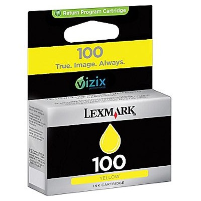 Tusz oryginalny 100 Y do Lexmark (14N0902E) (Żółty)