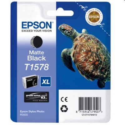 Tusz oryginalny T1578 do Epson (C13T15784010 ) (Czarny matowy)