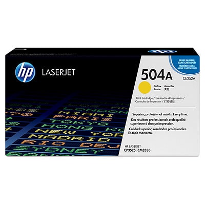 Toner oryginalny 504A do HP (CE252A) (Żółty)