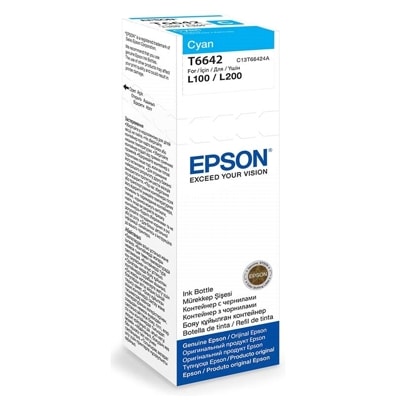 Tusz oryginalny T6642 do Epson (C13T66424) (Błękitny)