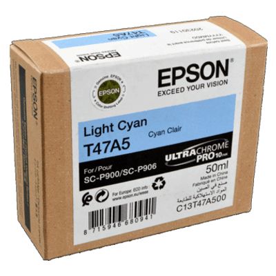 Tusz oryginalny T47A5 do Epson (C13T47A500) (Jasny błękitny)