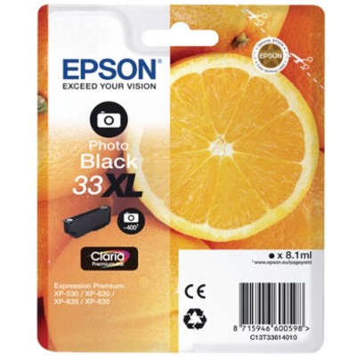 Tusz oryginalny T3361 do Epson (C13T33614010) (Czarny Foto)