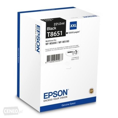 Tusz oryginalny T8651 do Epson (C13T865140) (Czarny)