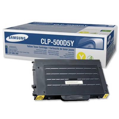 Toner oryginalny CLP-500D5Y do Samsung (CLP-500D5Y) (Żółty)