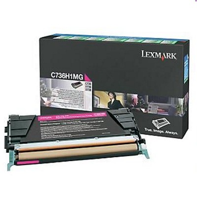 Toner oryginalny C736H1MG do Lexmark (C736H1MG) (Purpurowy)