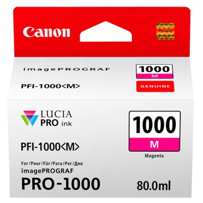 Tusz oryginalny PFI-1000M do Canon (0548C001) (Purpurowy)