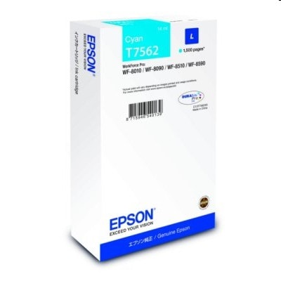 Tusz oryginalny T7562 do Epson (C13T756240) (Błękitny)