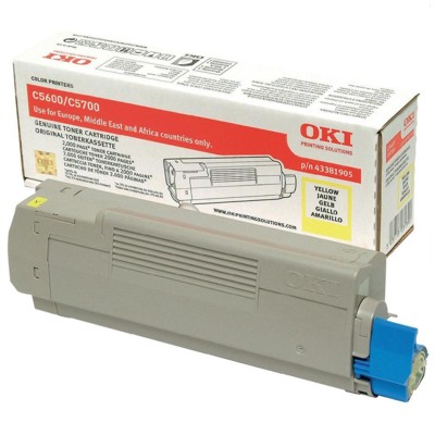 Toner oryginalny C5600/5700 do Oki (43381905) (Żółty)