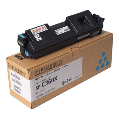 Toner oryginalny C360X do Ricoh (408251) (Błękitny)