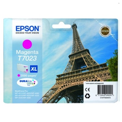 Tusz oryginalny T7023 do Epson (C13T70234010) (Purpurowy)