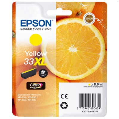 Tusz oryginalny T3364 do Epson (C13T33644010) (Żółty)