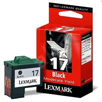 Tusz oryginalny 17 do Lexmark (10NX217E) (Czarny)