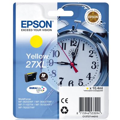 Tusz oryginalny 27 XL do Epson (C13T271440) (Żółty)