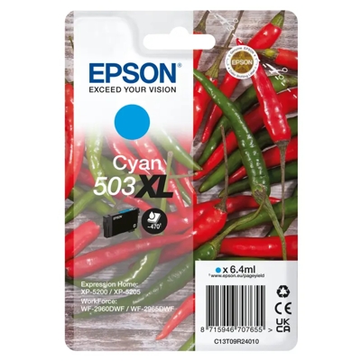 Tusz oryginalny 503 XL do Epson (C13T09R24010) (Błękitny)